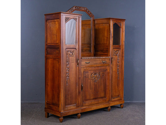 Anrichte Buffet Schrank Kommode Regal Vitrine Alt Antik MÖBLINGER 2407_0404