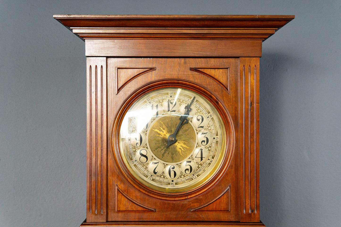 Elegante Gründerzeit Standuhr, zweite Hälfte des 19.Jahrhunderts - Clock Zeit Uhr Antik Alt MÖBLINGER