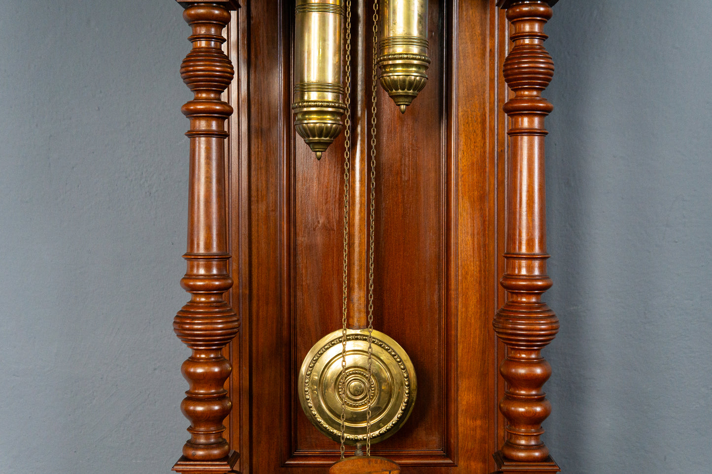 Elegante Gründerzeit Standuhr, zweite Hälfte des 19.Jahrhunderts - Clock Zeit Uhr Antik Alt MÖBLINGER