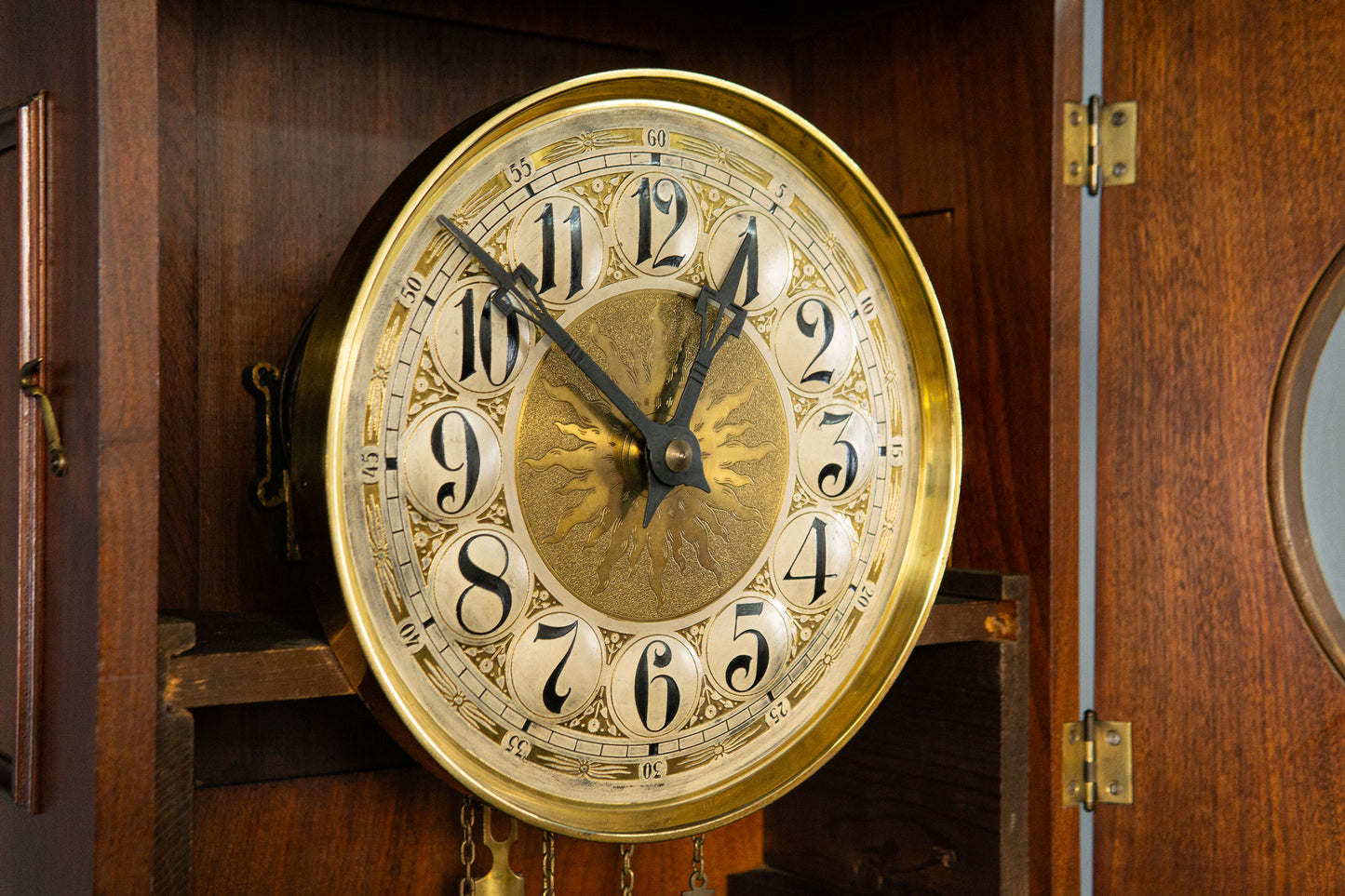 Elegante Gründerzeit Standuhr, zweite Hälfte des 19.Jahrhunderts - Clock Zeit Uhr Antik Alt MÖBLINGER