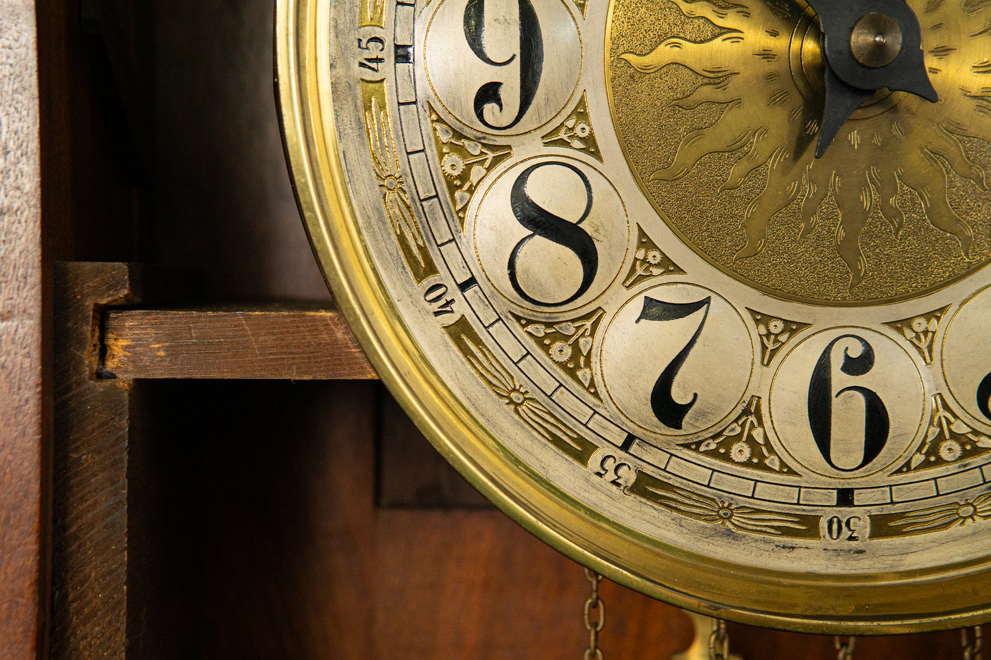 Elegante Gründerzeit Standuhr, zweite Hälfte des 19.Jahrhunderts - Clock Zeit Uhr Antik Alt MÖBLINGER