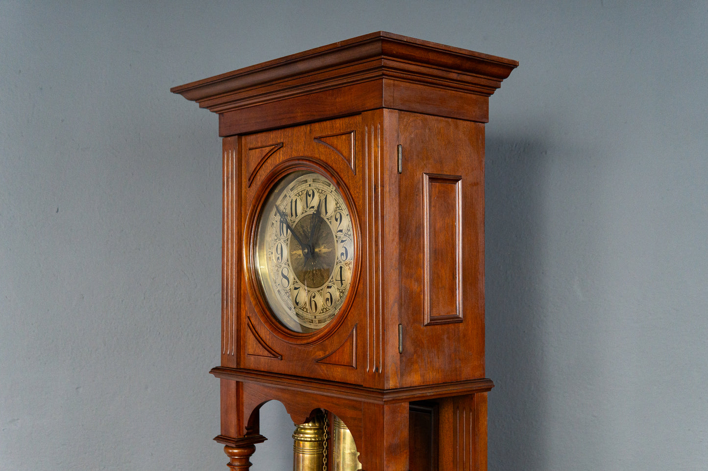 Elegante Gründerzeit Standuhr, zweite Hälfte des 19.Jahrhunderts - Clock Zeit Uhr Antik Alt MÖBLINGER