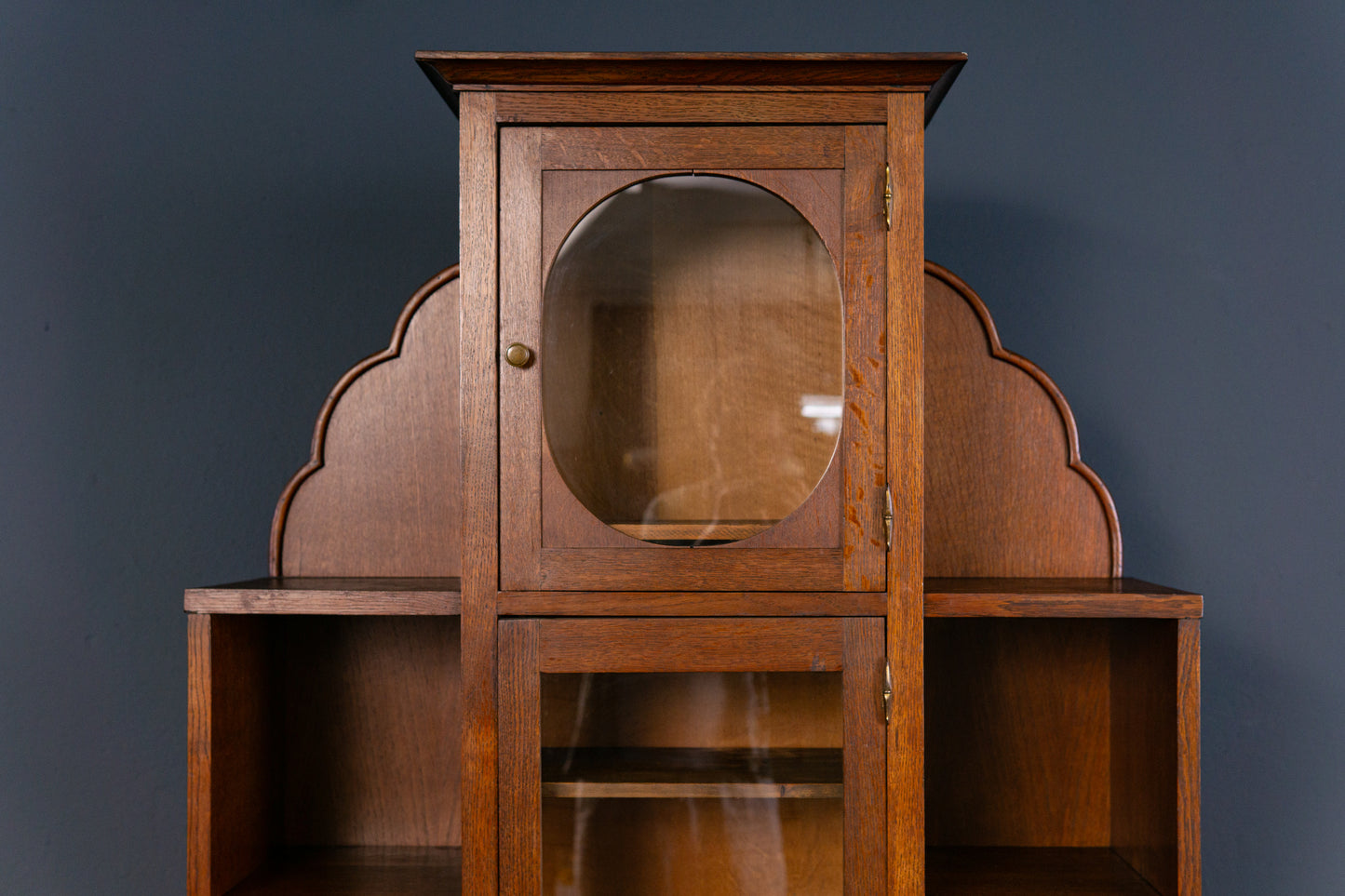 Bücher Regal Vitrine Schrank Kommode Buffet Alt Antik 2308_2101