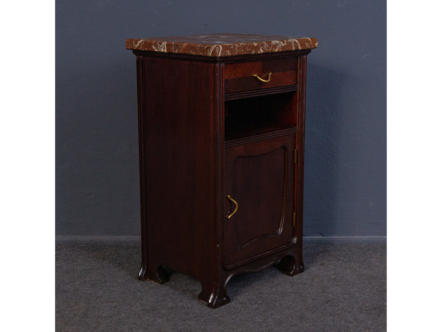 paar Nachtschränke Kommode Schrank Tisch Regal Alt Antik MÖBLINGER 2407_0406