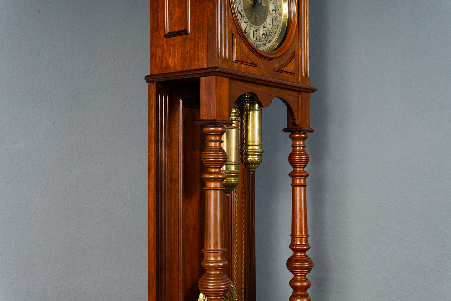 Elegante Gründerzeit Standuhr, zweite Hälfte des 19.Jahrhunderts - Clock Zeit Uhr Antik Alt MÖBLINGER