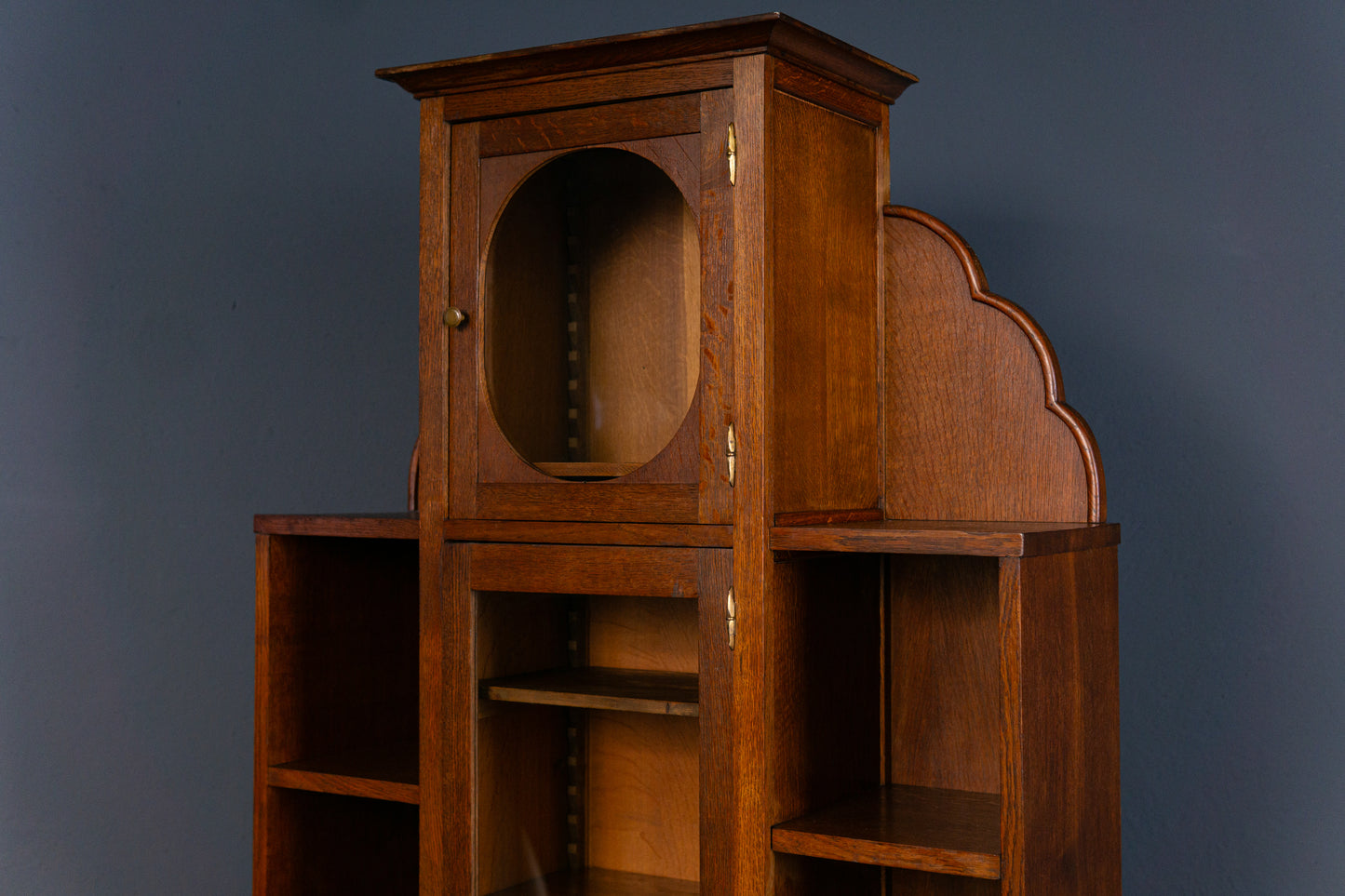 Bücher Regal Vitrine Schrank Kommode Buffet Alt Antik 2308_2101