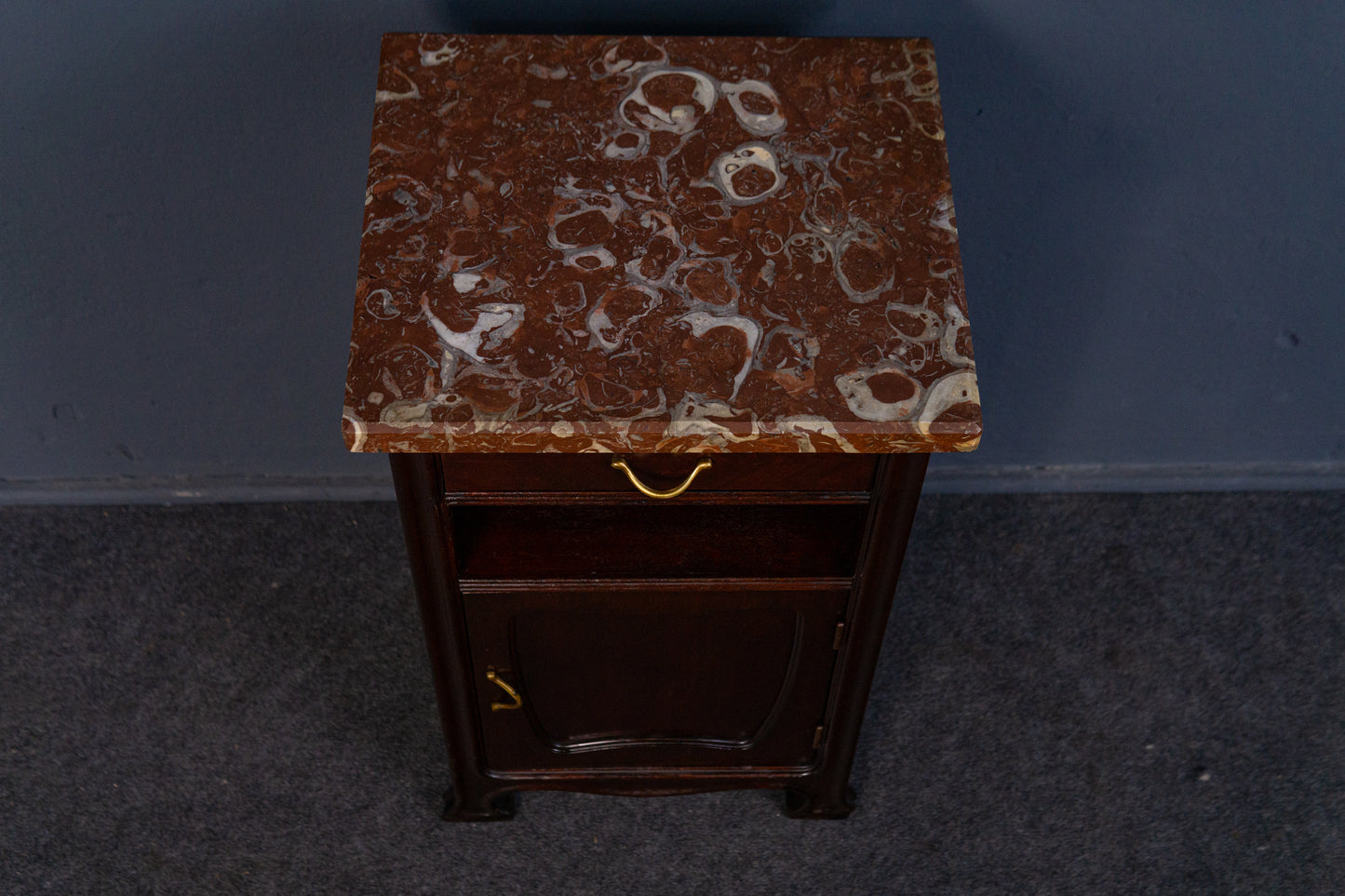 paar Nachtschränke Kommode Schrank Tisch Regal Alt Antik MÖBLINGER 2407_0406