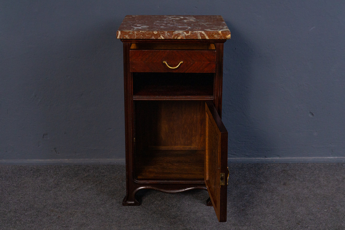 paar Nachtschränke Kommode Schrank Tisch Regal Alt Antik MÖBLINGER 2407_0406