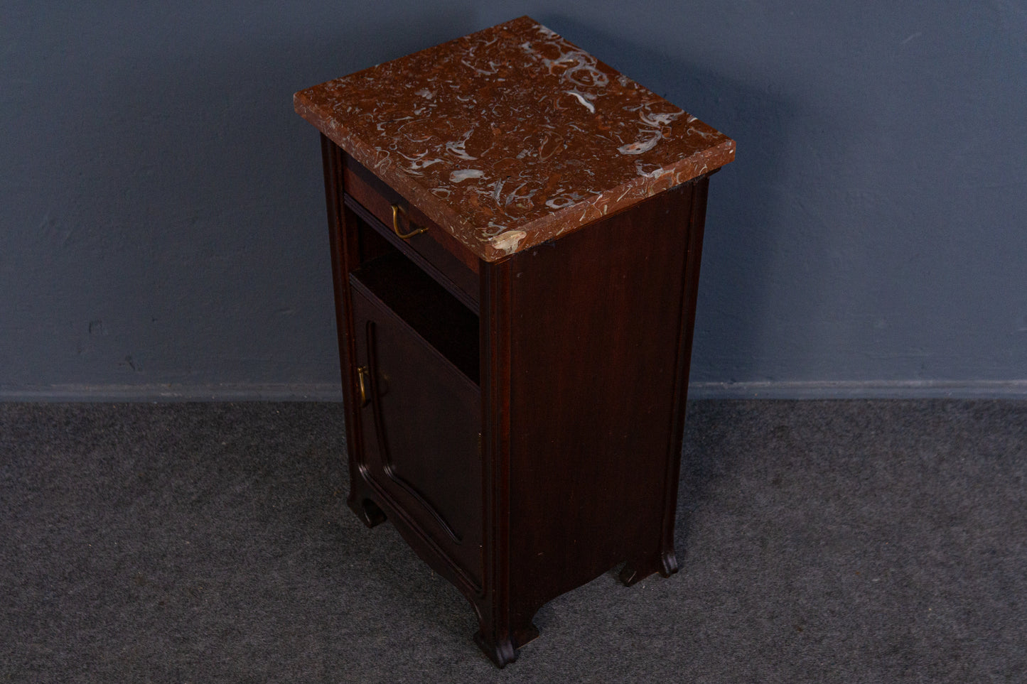 paar Nachtschränke Kommode Schrank Tisch Regal Alt Antik MÖBLINGER 2407_0406