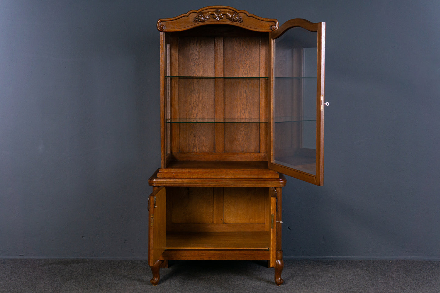 Vitrine Buffet Kommode Regal Schrank Vintage Alt Antik 2308_2102