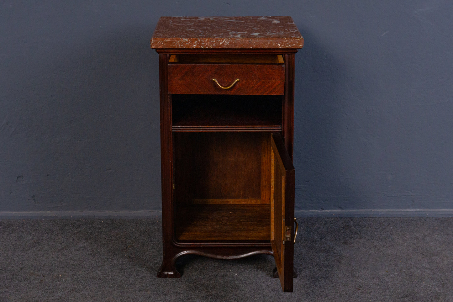 paar Nachtschränke Kommode Schrank Tisch Regal Alt Antik MÖBLINGER 2407_0406