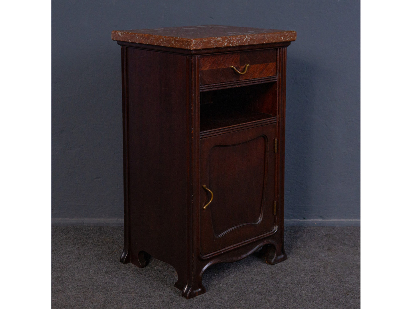paar Nachtschränke Kommode Schrank Tisch Regal Alt Antik MÖBLINGER 2407_0406