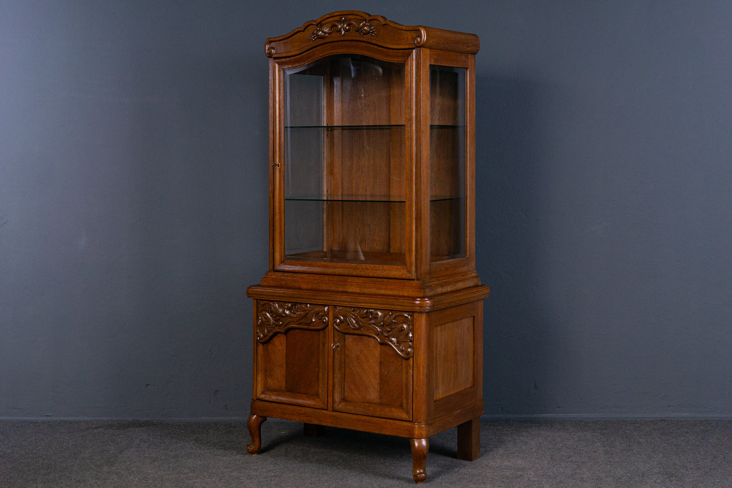 Vitrine Buffet Kommode Regal Schrank Vintage Alt Antik 2308_2102