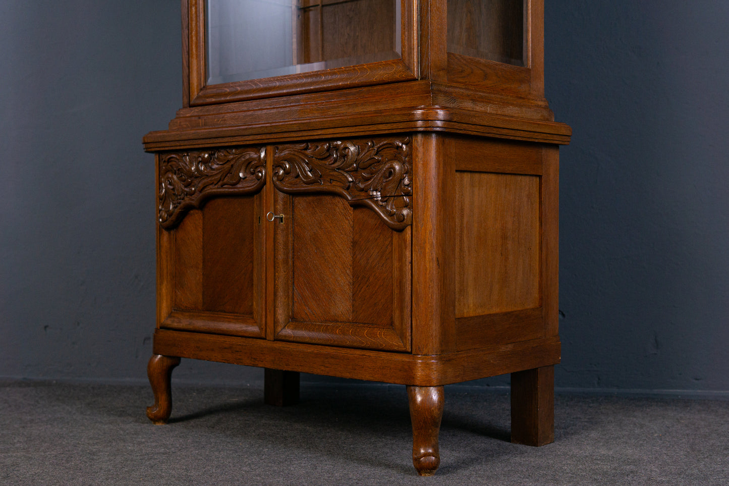 Vitrine Buffet Kommode Regal Schrank Vintage Alt Antik 2308_2102