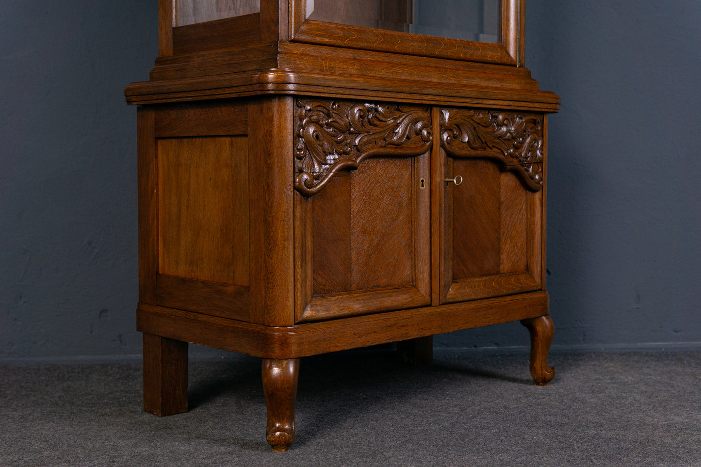 Vitrine Buffet Kommode Regal Schrank Vintage Alt Antik 2308_2102