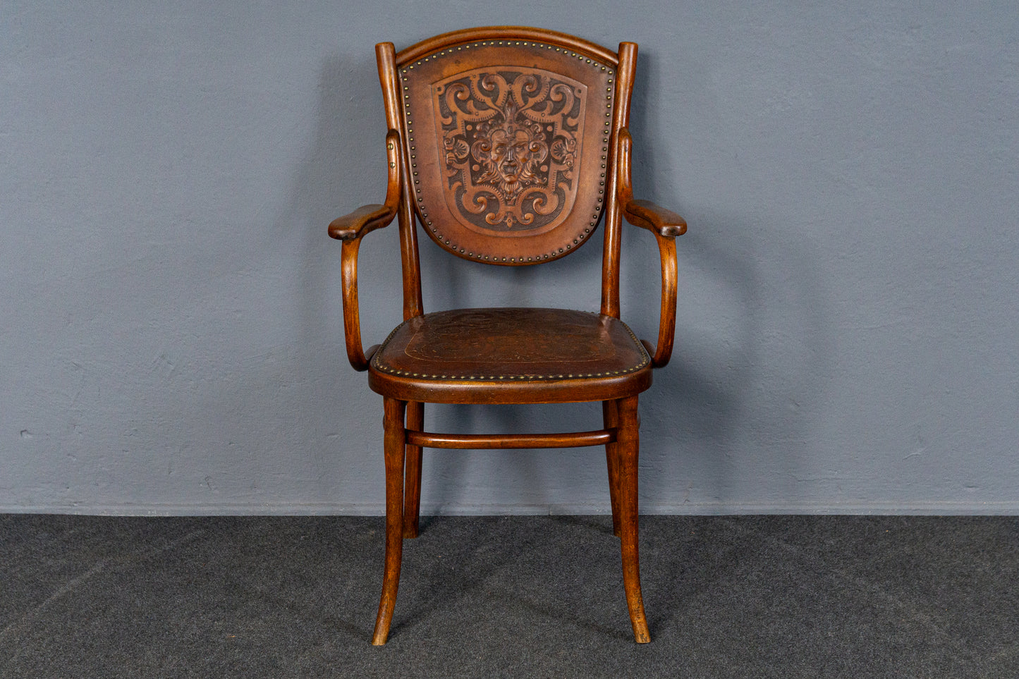 Armlehnenstuhl Stuhl Sessel Antik THONET Tisch Vintage MÖBLINGER 2502_1902