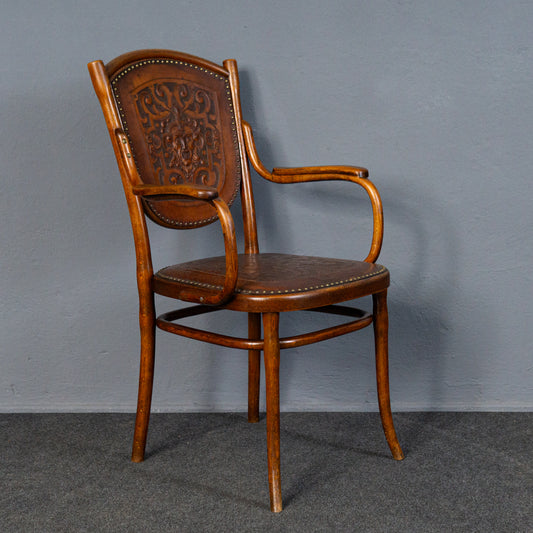 Armlehnenstuhl Stuhl Sessel Antik THONET Tisch Vintage MÖBLINGER 2502_1902
