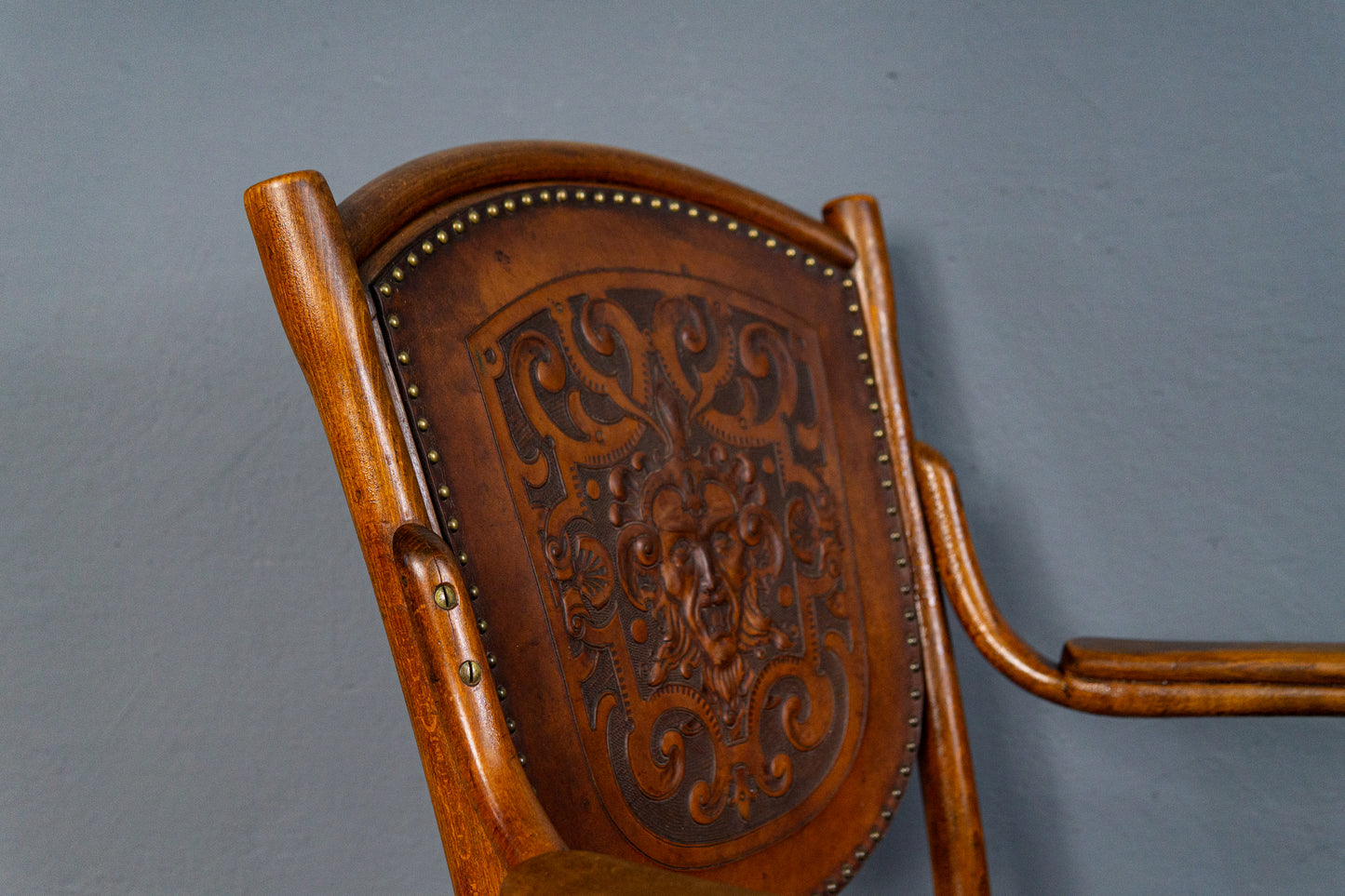 Armlehnenstuhl Stuhl Sessel Antik THONET Tisch Vintage MÖBLINGER 2502_1902