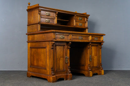 Schreibtisch Desk Sekretär Regal Schrank Vintage Antik MÖBLINGER 2502_1904