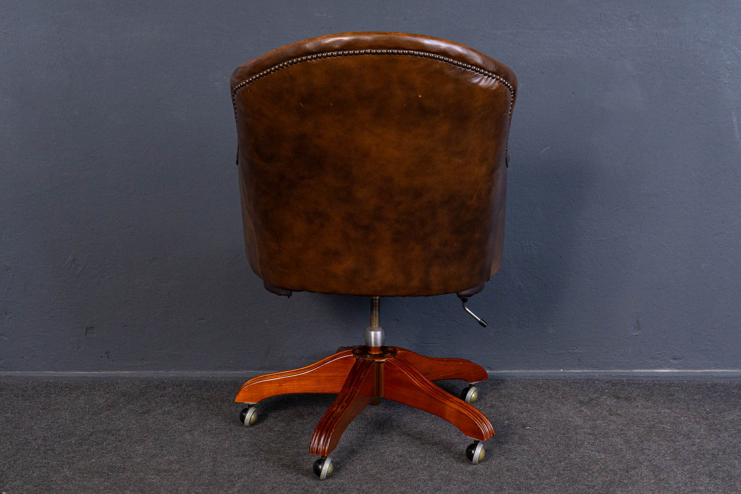 Chesterfield Stuhl Drehstuhl Tisch Sekretär Alt Vintage MÖBLINGER 2407_2902
