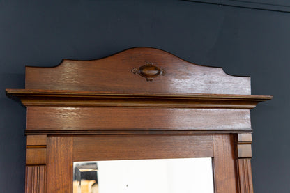 Spiegelaufsatz Spiegel Mirror Flur Garderobe Alt Antik 2207_0503