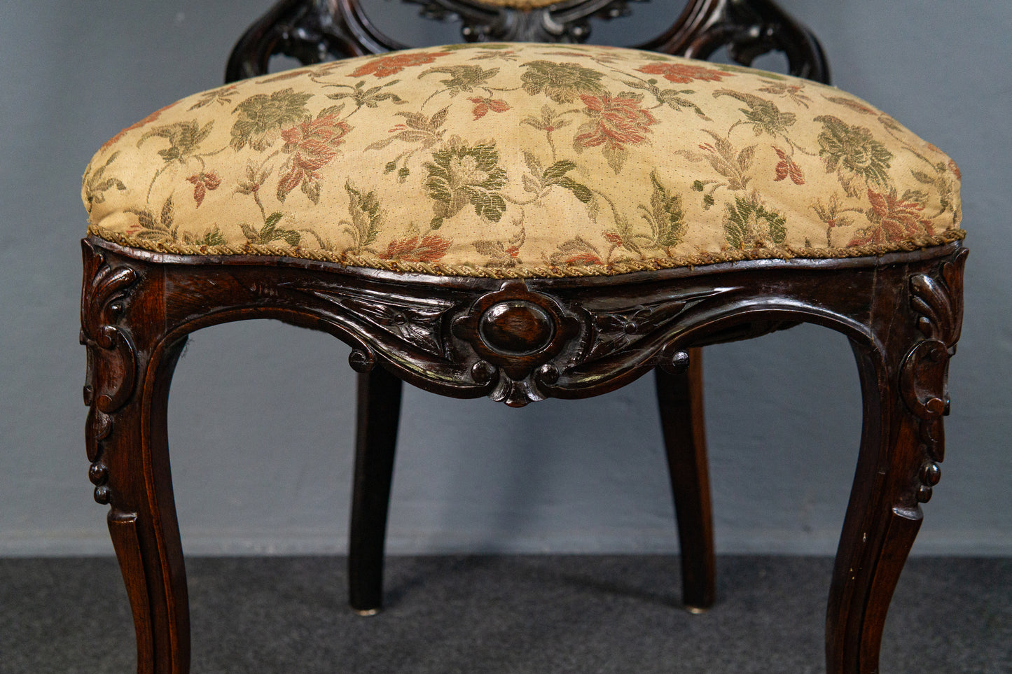 6x Stuhl Stühle Sessel Tisch Sitz Alt Antik Vintage Sofa MÖBLINGER 2502_2002