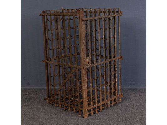 Weinregal Vino Schrank Regal Stahl Gastro Vintage Alt MÖBLINGER 2408_0101