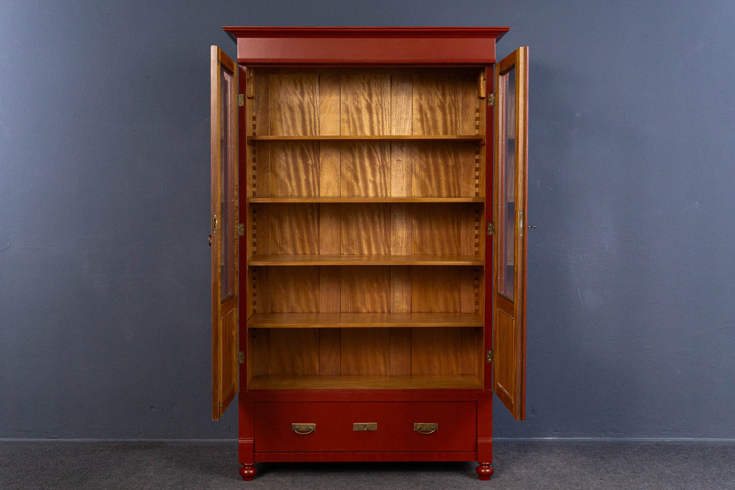 aufgearbeiteter Bücherschrank Schrank Regal Alt Antik MÖBLINGER 2408_0104