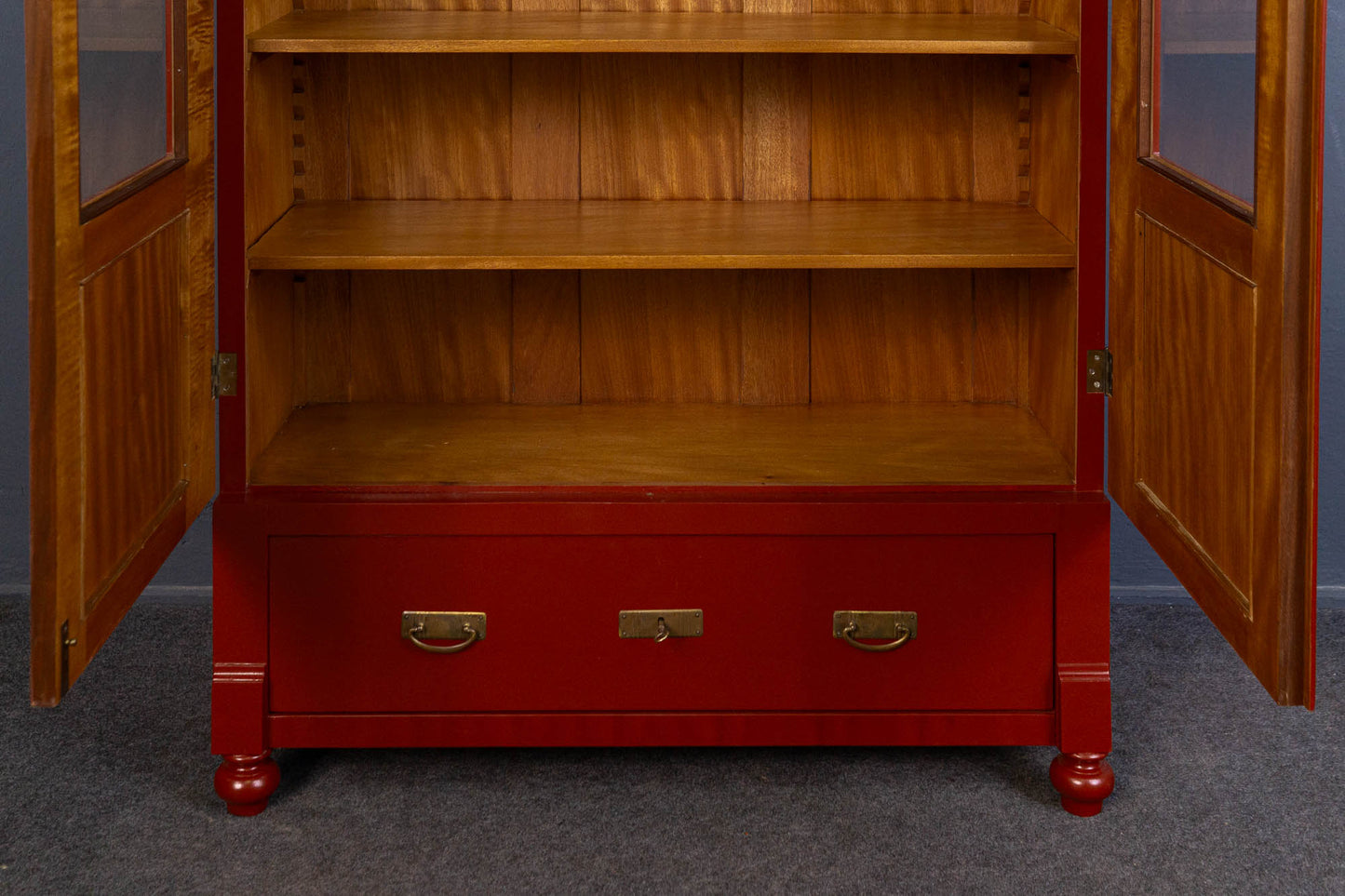 aufgearbeiteter Bücherschrank Schrank Regal Alt Antik MÖBLINGER 2408_0104