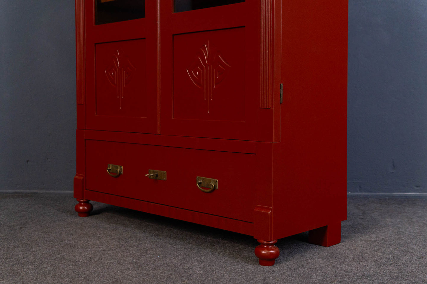 aufgearbeiteter Bücherschrank Schrank Regal Alt Antik MÖBLINGER 2408_0104