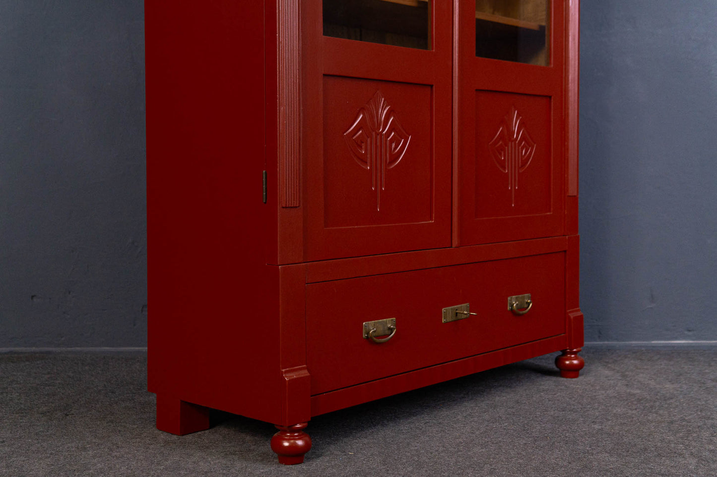 aufgearbeiteter Bücherschrank Schrank Regal Alt Antik MÖBLINGER 2408_0104