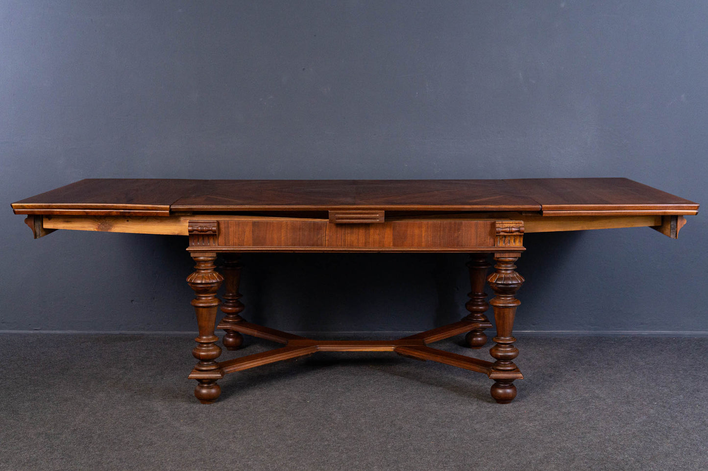 Kulissentisch Tisch Table Tafel Bank Stuhl Alt Antik MÖBLINGER 2408_0105