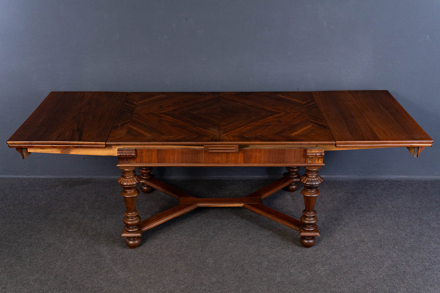 Kulissentisch Tisch Table Tafel Bank Stuhl Alt Antik MÖBLINGER 2408_0105