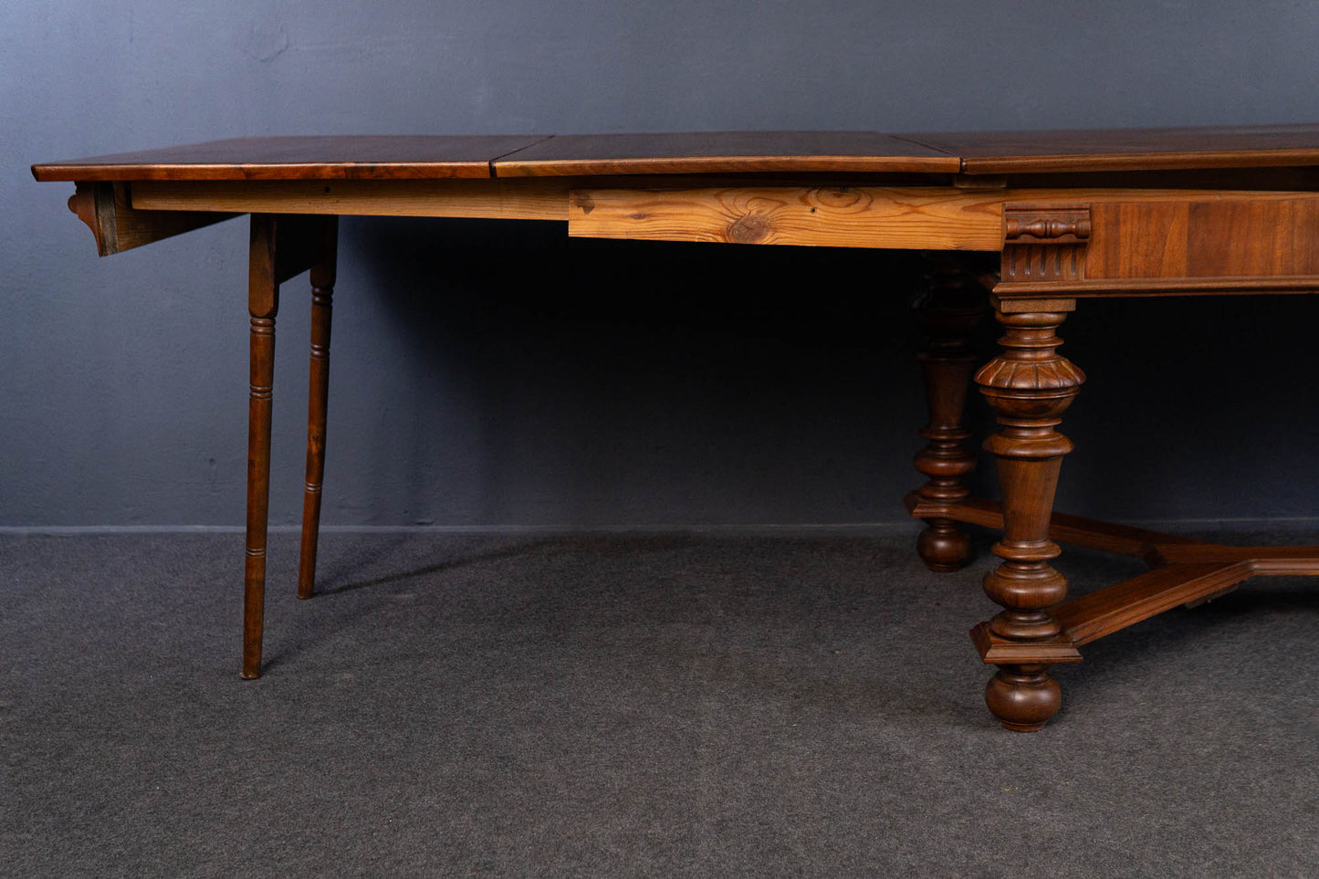Kulissentisch Tisch Table Tafel Bank Stuhl Alt Antik MÖBLINGER 2408_0105