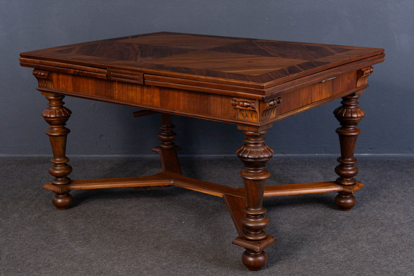 Kulissentisch Tisch Table Tafel Bank Stuhl Alt Antik MÖBLINGER 2408_0105