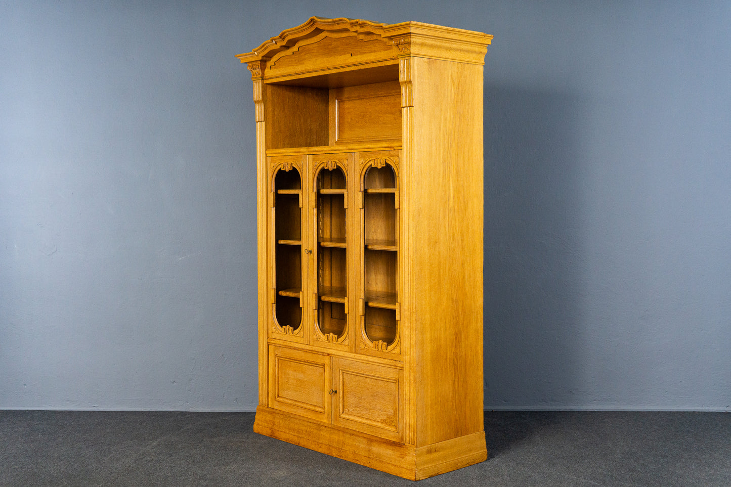 Antik Bücherschrank Regal Kommode Anrichte Schrank Alt MÖBLINGER 2503_0303
