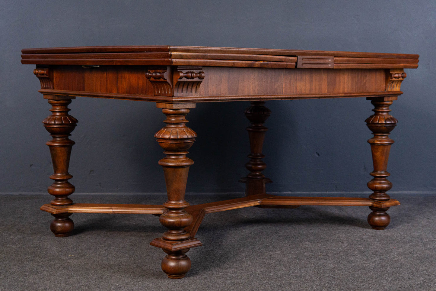 Kulissentisch Tisch Table Tafel Bank Stuhl Alt Antik MÖBLINGER 2408_0105