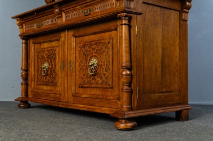 Antik Buffet Schrank Regal Kommode Anrichte Vintage Alt MÖBLINGER 2503_0602