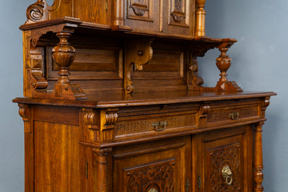 Antik Buffet Schrank Regal Kommode Anrichte Vintage Alt MÖBLINGER 2503_0602