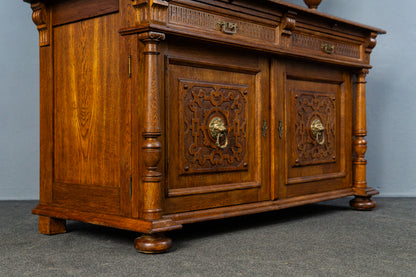 Antik Buffet Schrank Regal Kommode Anrichte Vintage Alt MÖBLINGER 2503_0602