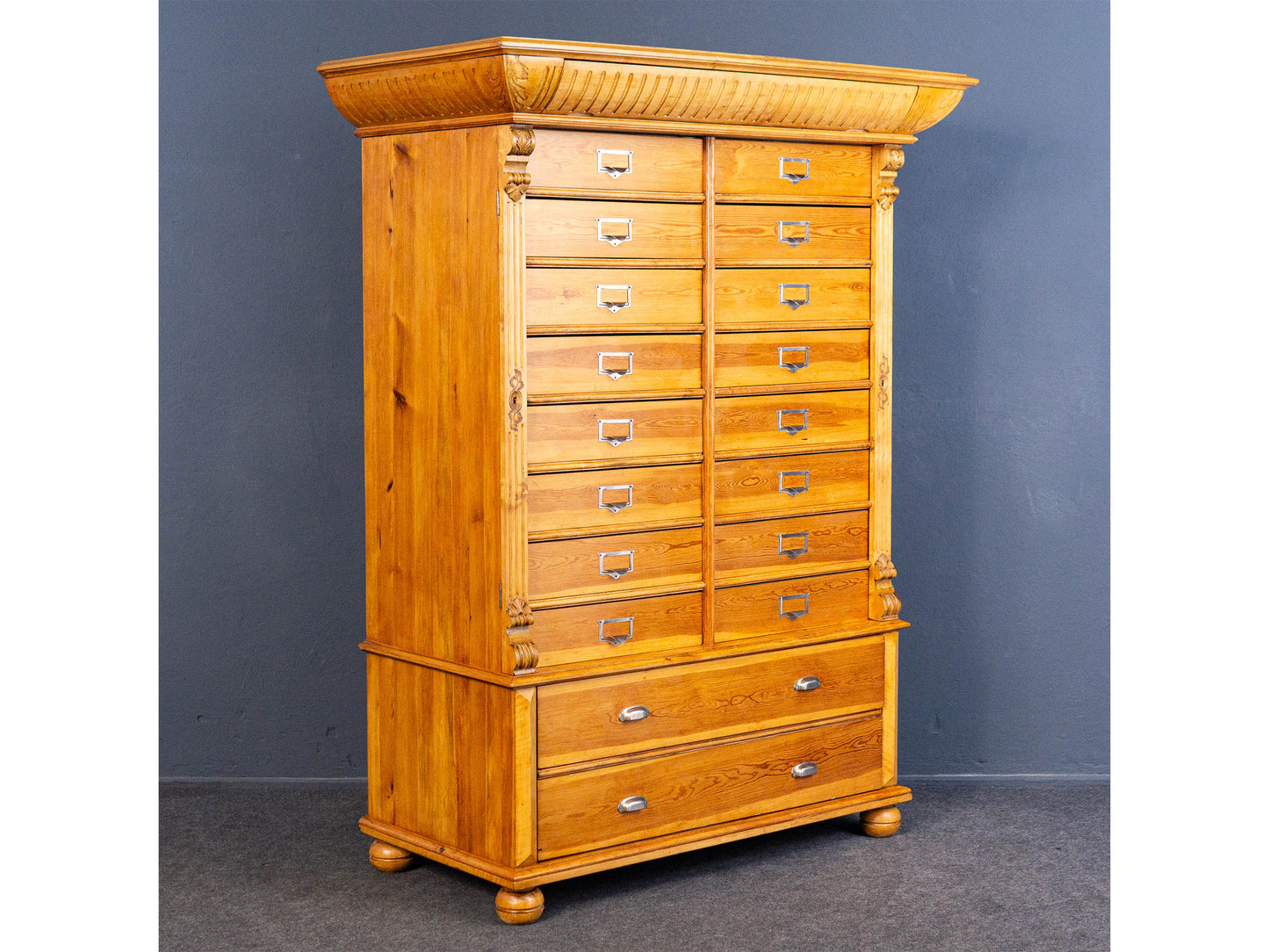 Apothekerschrank Kommode Schrank Regal Vertiko Alt Antik MÖBLINGER 2408_0702