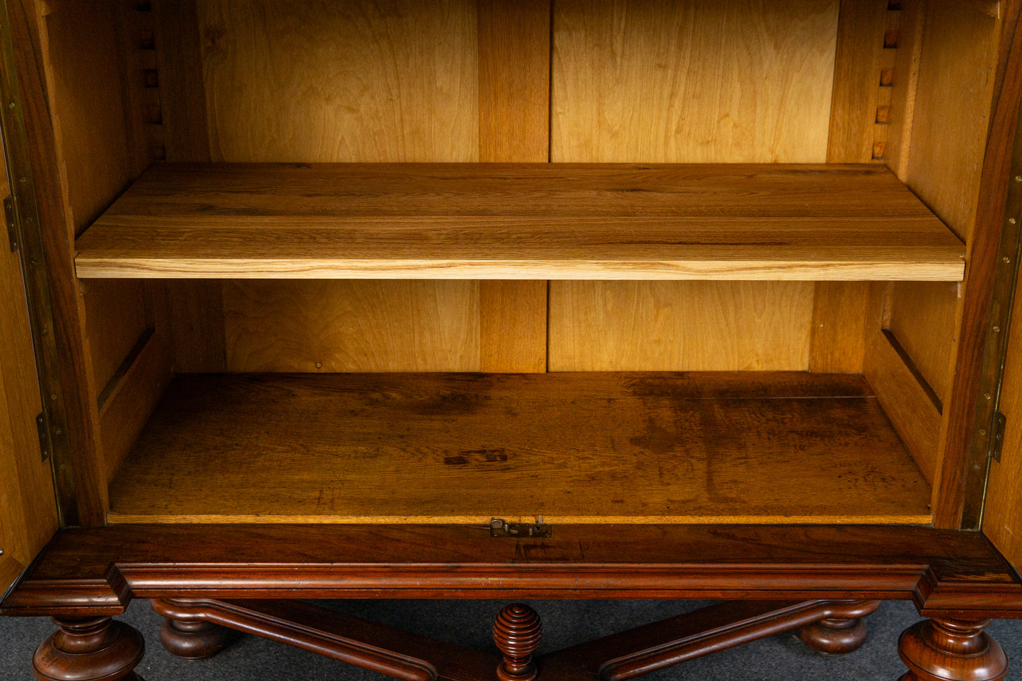 Vitrine Regal Bücherschrank Schrank Kommode Vintage Alt MÖBLINGER 2503_1201