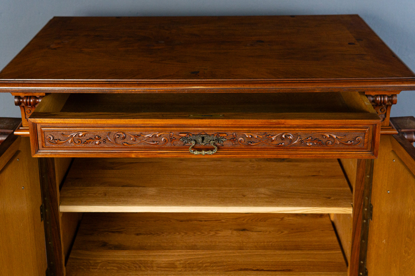 Vitrine Regal Bücherschrank Schrank Kommode Vintage Alt MÖBLINGER 2503_1201