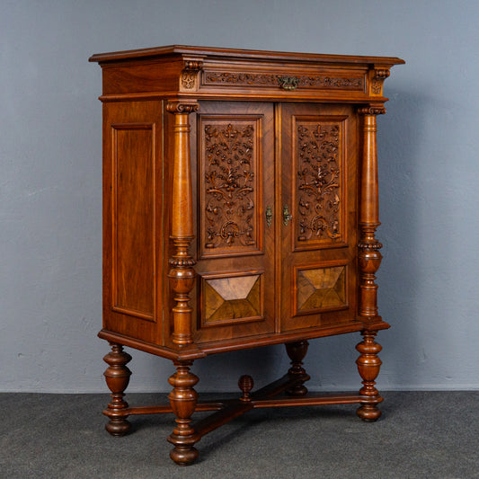 Vitrine Regal Bücherschrank Schrank Kommode Vintage Alt MÖBLINGER 2503_1201