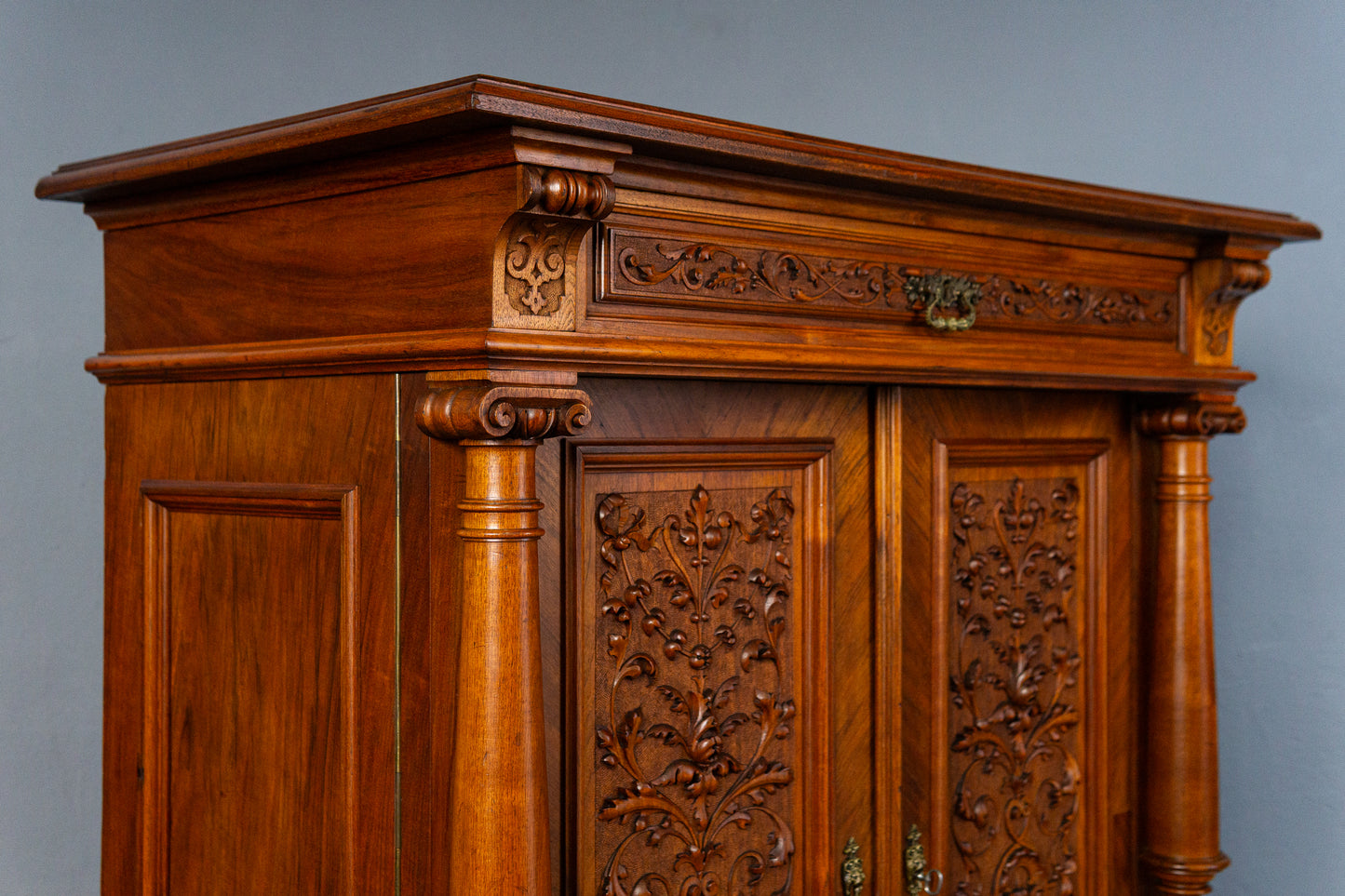 Vitrine Regal Bücherschrank Schrank Kommode Vintage Alt MÖBLINGER 2503_1201