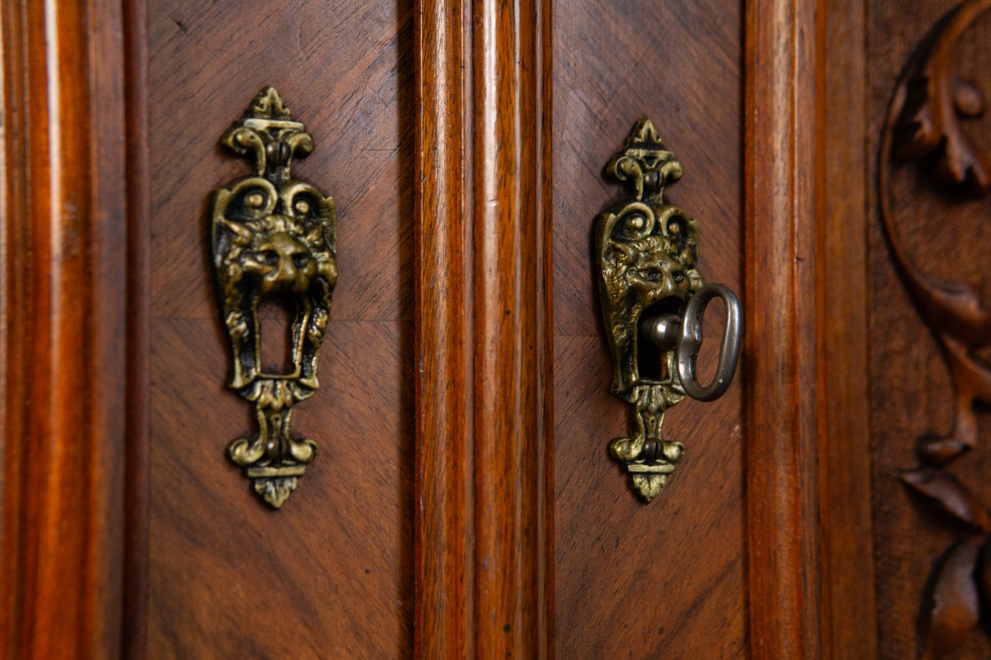Vitrine Regal Bücherschrank Schrank Kommode Vintage Alt MÖBLINGER 2503_1201