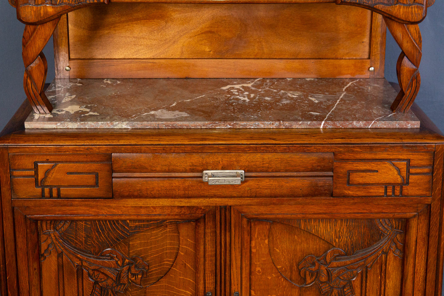 Anrichte Vintage Buffet Schrank Regal Vitrine Alt Antik MÖBLINGER 2408_0803