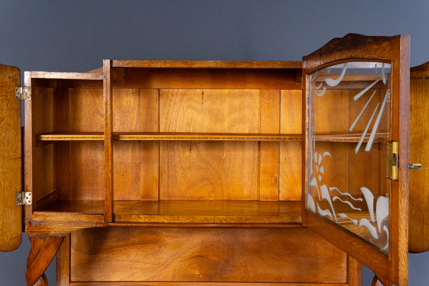 Anrichte Vintage Buffet Schrank Regal Vitrine Alt Antik MÖBLINGER 2408_0803