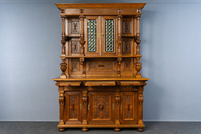Antik Buffet Schrank Kommode Regal Anrichte Vitrine Alt MÖBLINGER 2503_2402