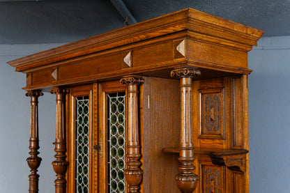 Antik Buffet Schrank Kommode Regal Anrichte Vitrine Alt MÖBLINGER 2503_2402